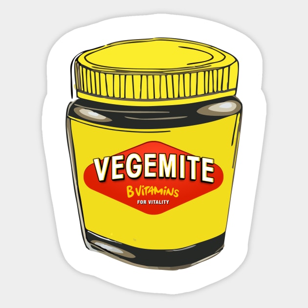 B Vitamins For Vitality vegemite Best t-shirt Sticker by zolazilabi